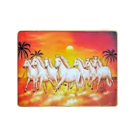 7 White Horse Resin Laminated Photo Frame - Tree ( 12 X 16 Inch )