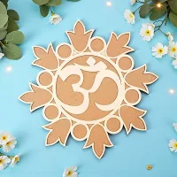 House Of Festivals MDF Om Rangoli Stencil - 12 Inch
