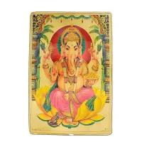 Ganesh Golden Foil Photo Frame 21X29.7 cm / 8.3 X 11.7 Inch