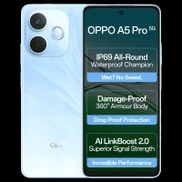 oppo A5 Pro 5G (8GB RAM, 256GB, Feather Blue)