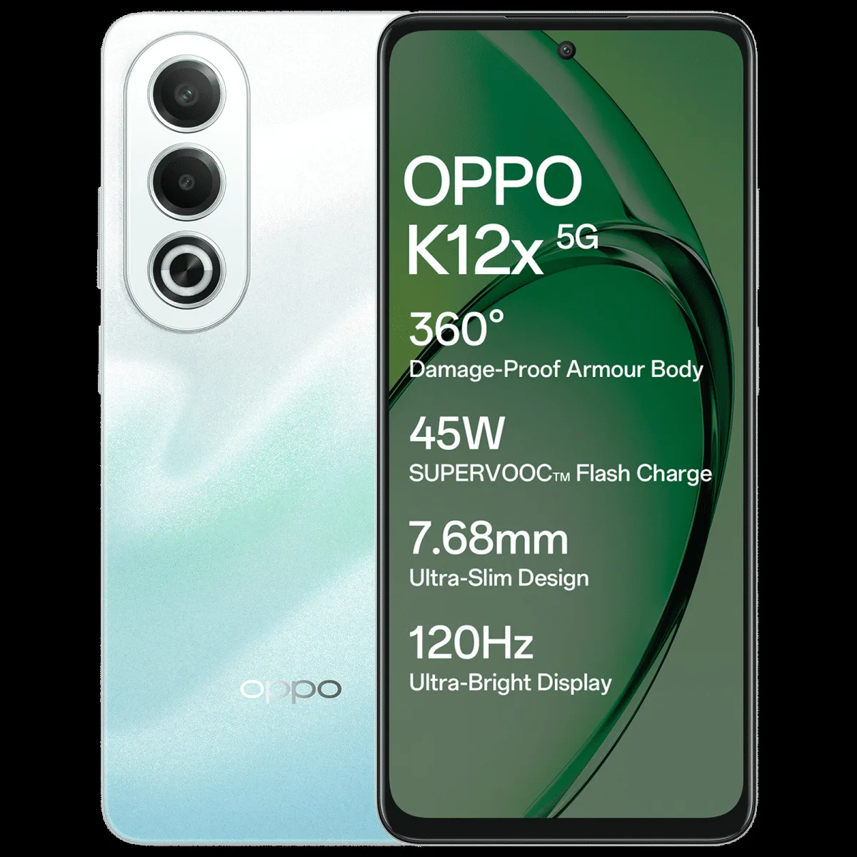 oppo K12x 5G (6GB RAM, 128GB, Breeze Blue)