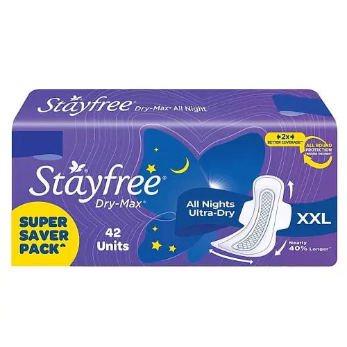 Stayfree Dry Max Ultra All Night - XXL