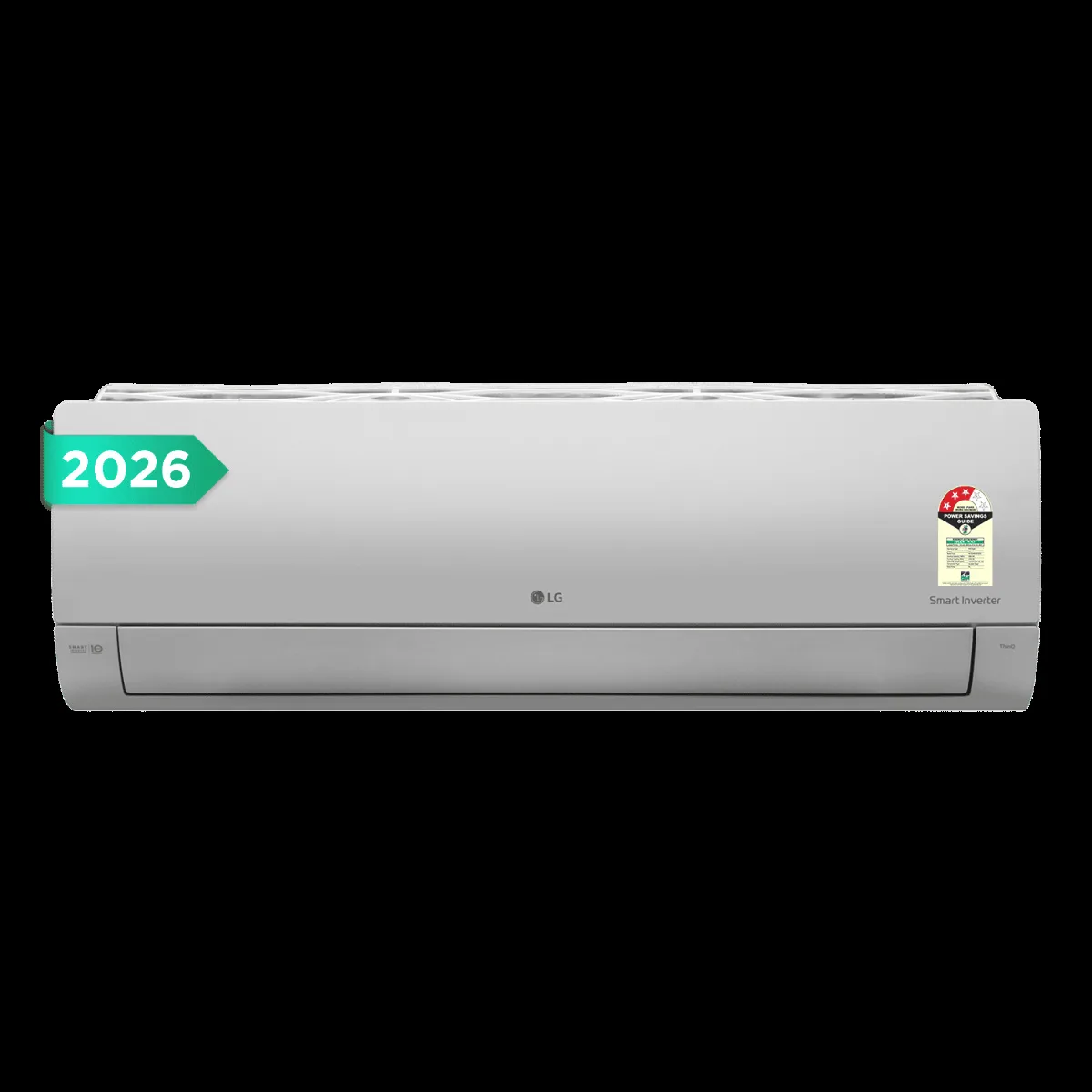 LG 6 in 1 Convertible 2 Ton 3 Star Dual Inverter Split Smart AC with Smart Dehumidification (2026 Model, Copper Condenser, AS-Q24ENXE.ANLG)