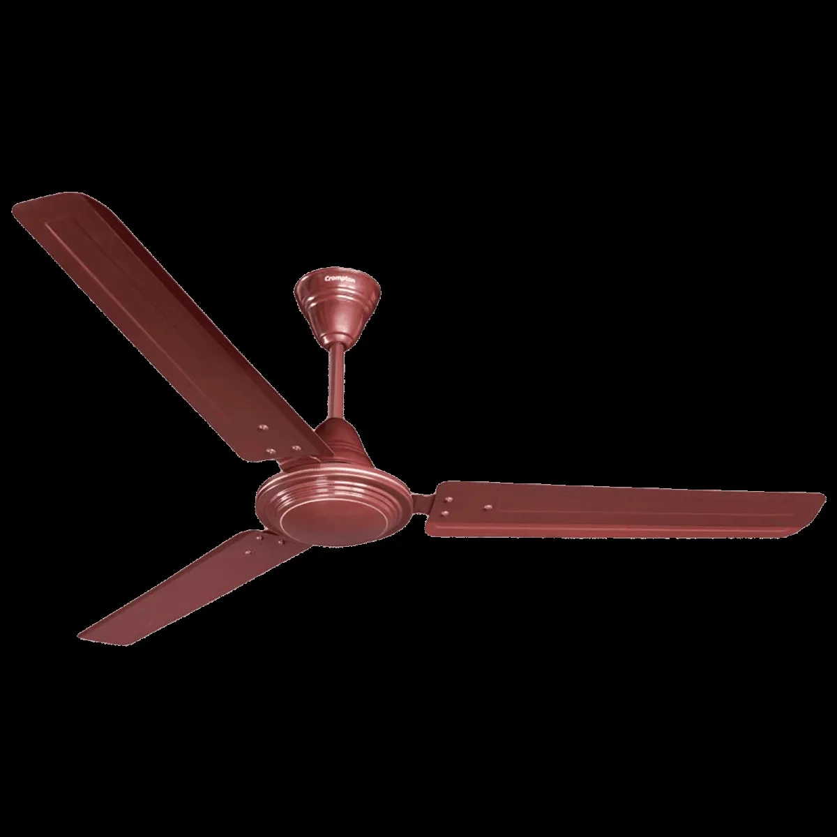 Crompton Surebreeze Hill Briz 1 Star 1200mm 3 Blade Copper Motor Ceiling Fan (Inverter Compatibility, Brown)