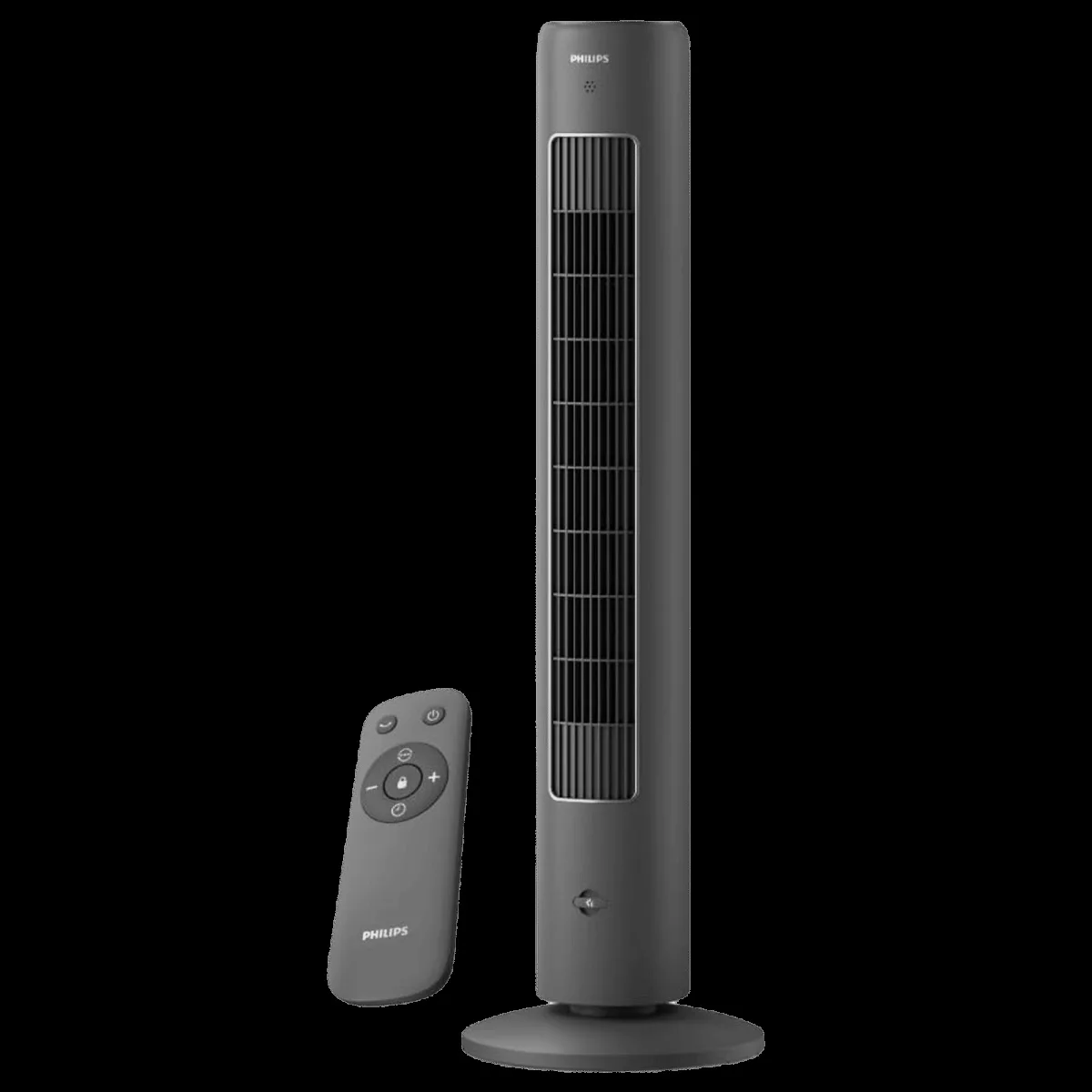 PHILIPS 5000 Series Bladeless 2230 m3/hr Air Delivery Tower Fan with Remote (Quiet Sleep mode, Black)