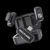HOLLYLAND Lark A1 Duo 2 Type C Wireless Microphone with Auto-Limit Clip Protection