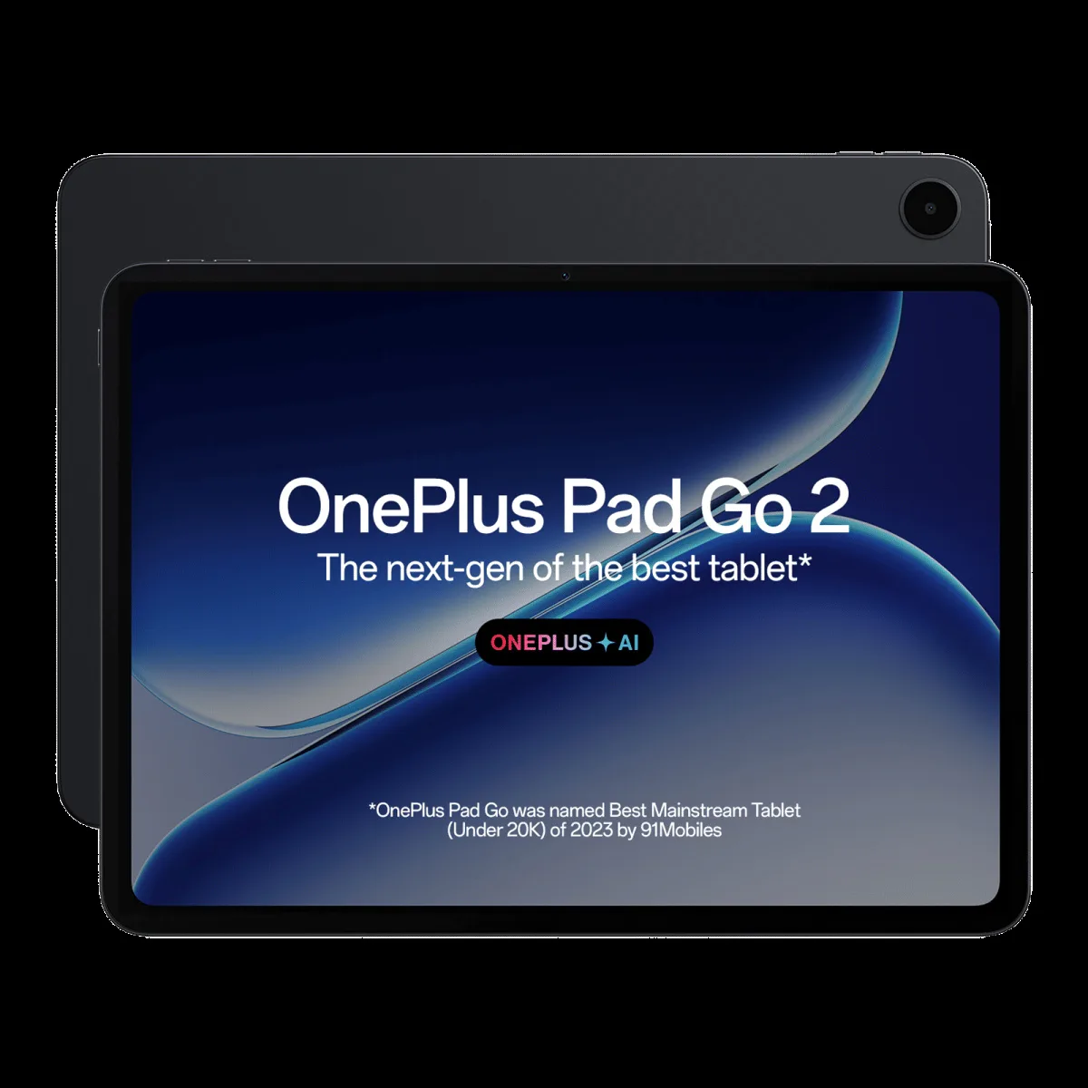 OnePlus Pad Go 2 Wi-Fi+5G Android Tablet (12.1 Inch, 8GB RAM, 256GB ROM, Shadow Black)