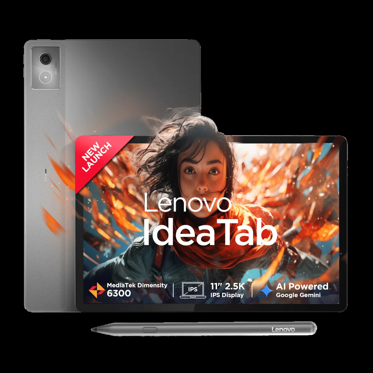 Lenovo Idea Tab Wi-Fi Android Tablet with Lenovo Tab Pen (11 Inch, 8GB RAM, 256GB ROM, Luna Grey)