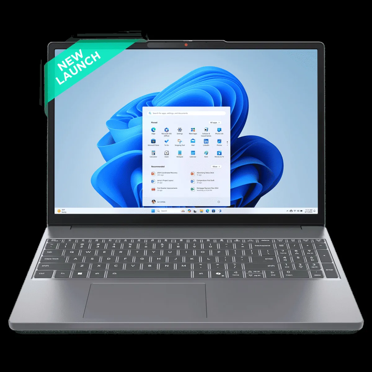 Lenovo IdeaPad Slim 3 15ARP10 AMD Ryzen 7 Thin & Light (16GB, 512GB SSD, Windows 11 Home, 15.3 inch WUXGA IPS Display, MS Office Home 2024, Luna Grey, 1.59 KG)
