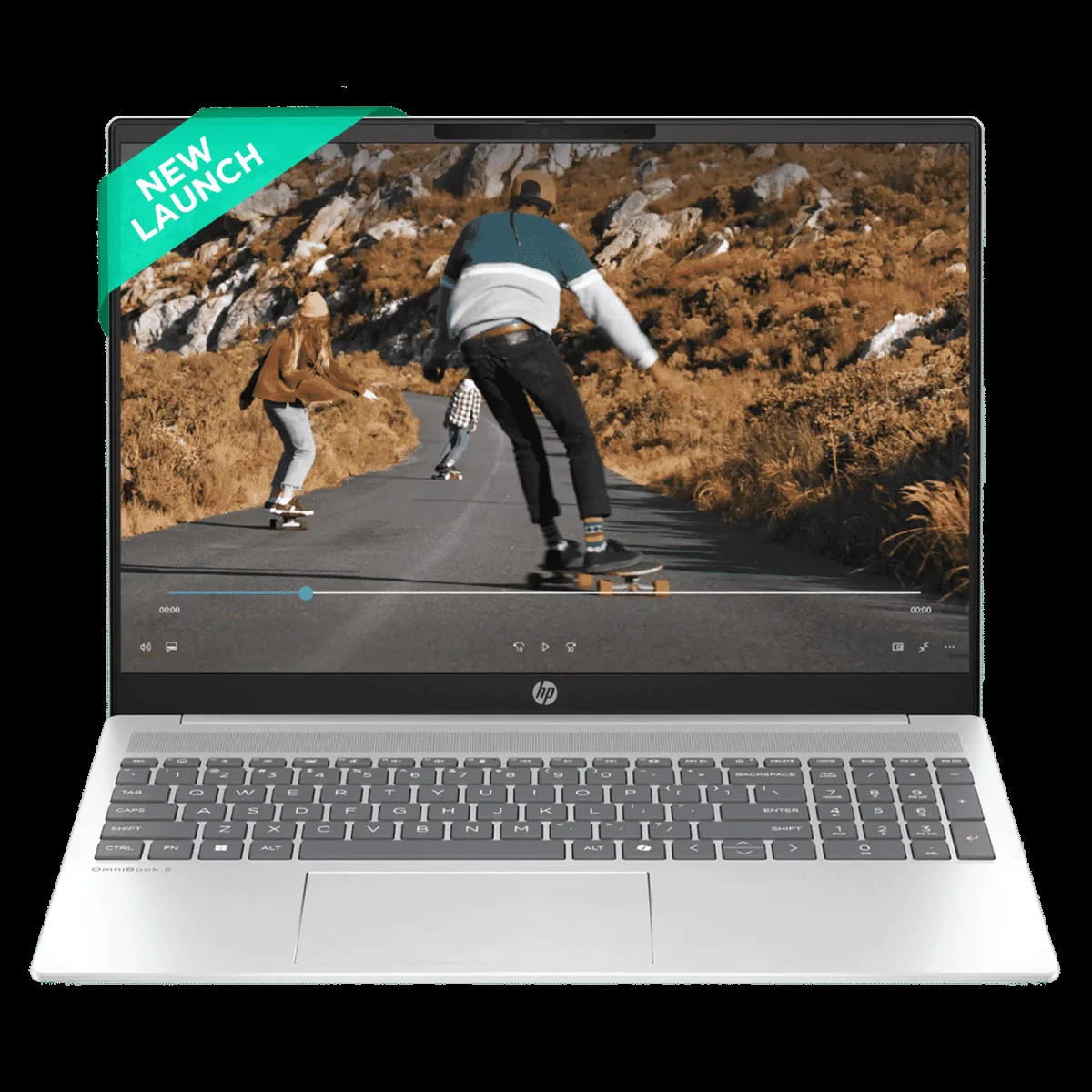HP OmniBook 5 16-ba1008TU Intel Core i5 13th Gen Laptop (16GB, 512GB SSD, Windows 11 Home, 16 inch 2K IPS Display, MS Office 2024, Glacier Silver Aluminum, 1.77 KG)