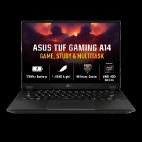 Asus TUF A14 AMD Ryzen AI 9 465 Gaming Laptop (16GB, 512GB SSD, Windows 11 Home, 8GB Graphics, 14 inch 165 Hz WQXGA IPS Level Display, NVIDIA GeForce RTX 5060, MS Office Home 2024, Jaeger Gray, 1.46 KG)