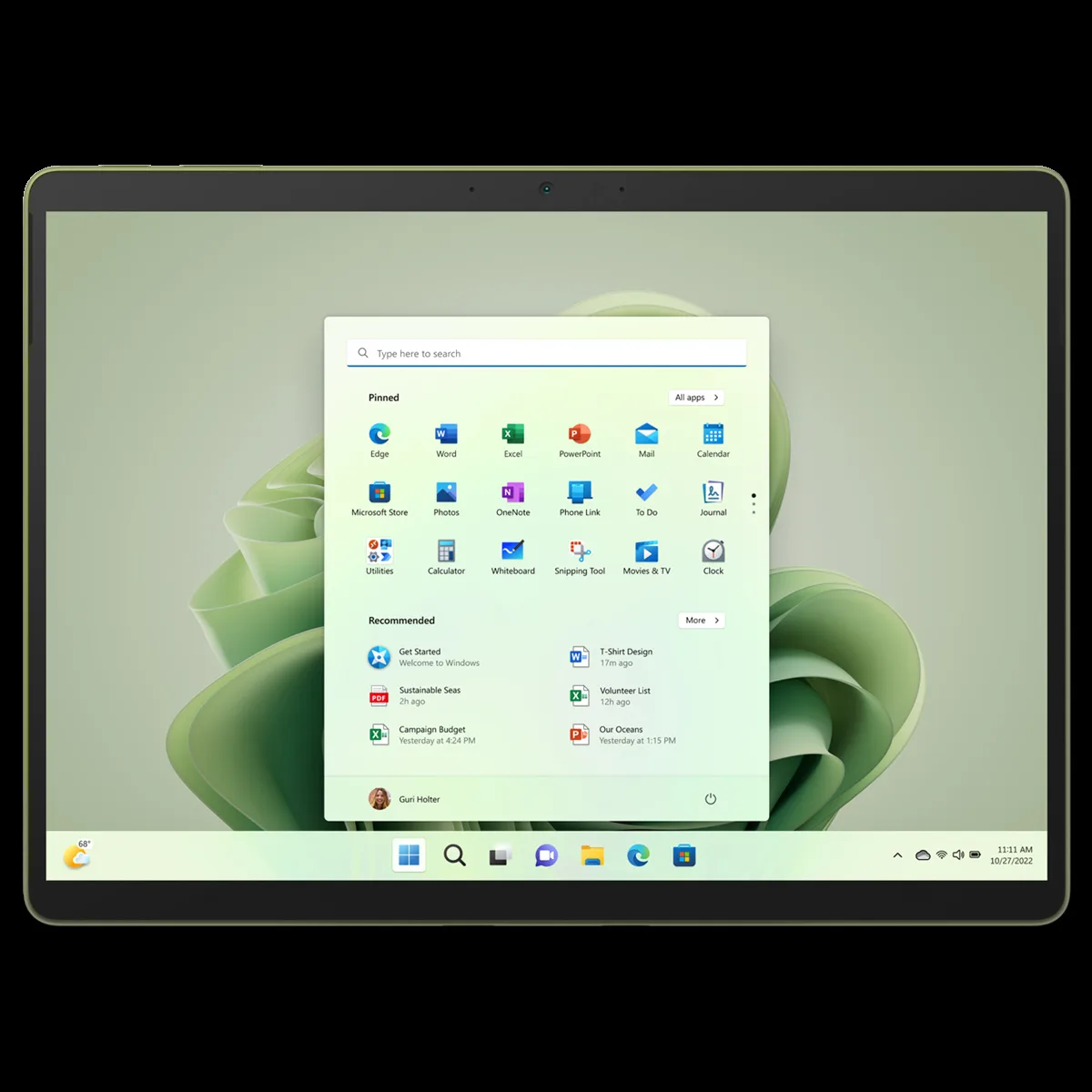 Microsoft Surface Pro 9 Wi-Fi Windows Tablet (13 Inch, 8GB RAM, 256GB ROM, Forest)