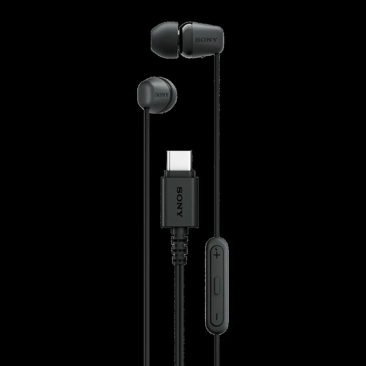 Sony IER-EX15C Wired Earphone with Mic (USB Type-C Connector, In Ear, Black)