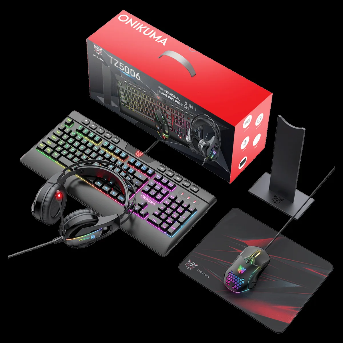 ONIKUMA GAMING 5 IN1 COMBO TZ 5006