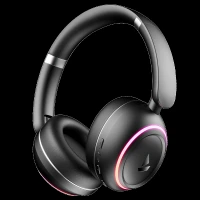 boAt Rockerz 480 Bluetooth Over Ear Headphone with Mic (60 Hours Playtime, Over Ear, Black Sabre)