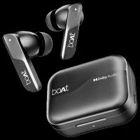 boAt Airdopes 800 TWS Earbuds with Environmental Noise Cancellation (IPX5 Water Resistant, ASAP Charge, Interstellar Black)