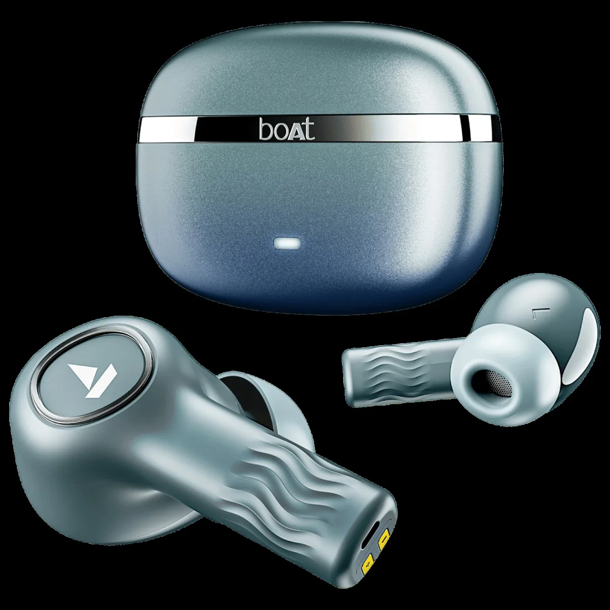 boAt Nirvana Ion TWS Earbuds with Active Noise Cancellation (IPX4 Water and Sweat Resistant, ASAP Charging, Blazing Comet)