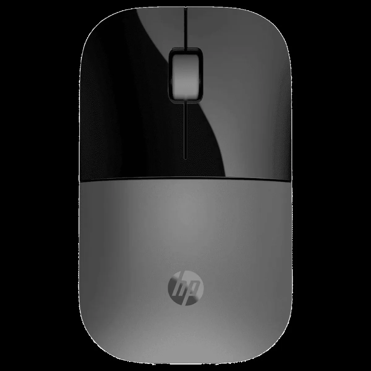 HP Z3700 Wireless Optical Mouse with Blue LED Technology (1600 DPI Adjustable, Sleek Design, Silver)