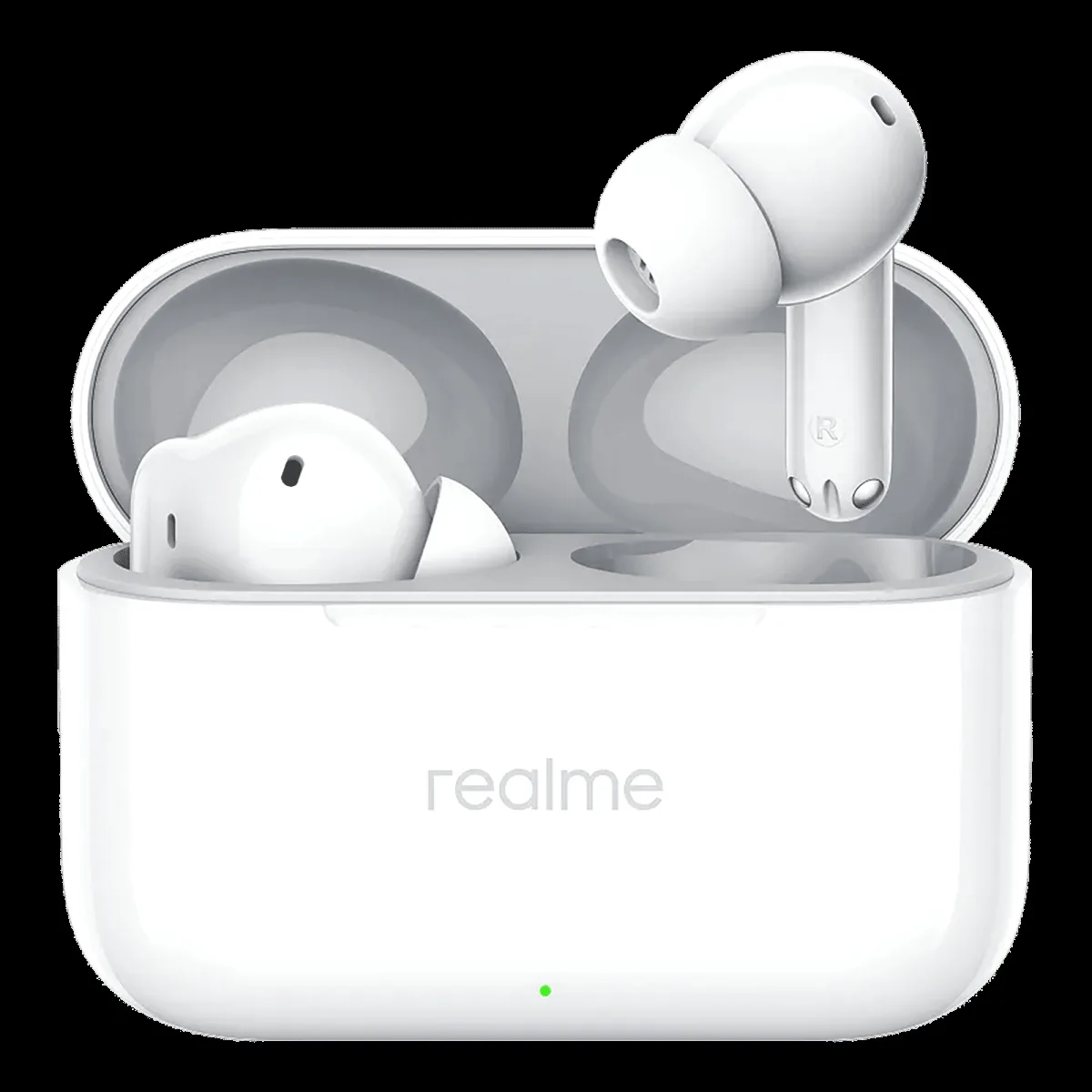 realme Buds T200 RMA2410 TWS Earbuds with Active Noise Cancellation (IP55 Water Resistant, 12.4mm Dynamic Bass Drivers, Snowy White)