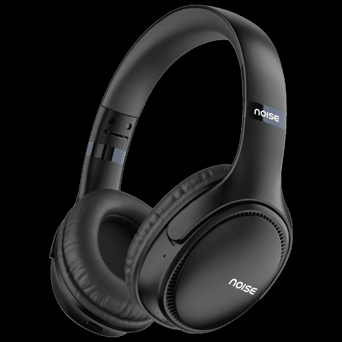 noise Three Bluetooth Headphone with Mic (Google Assistant Enabled, Over Ear, Jet Black)