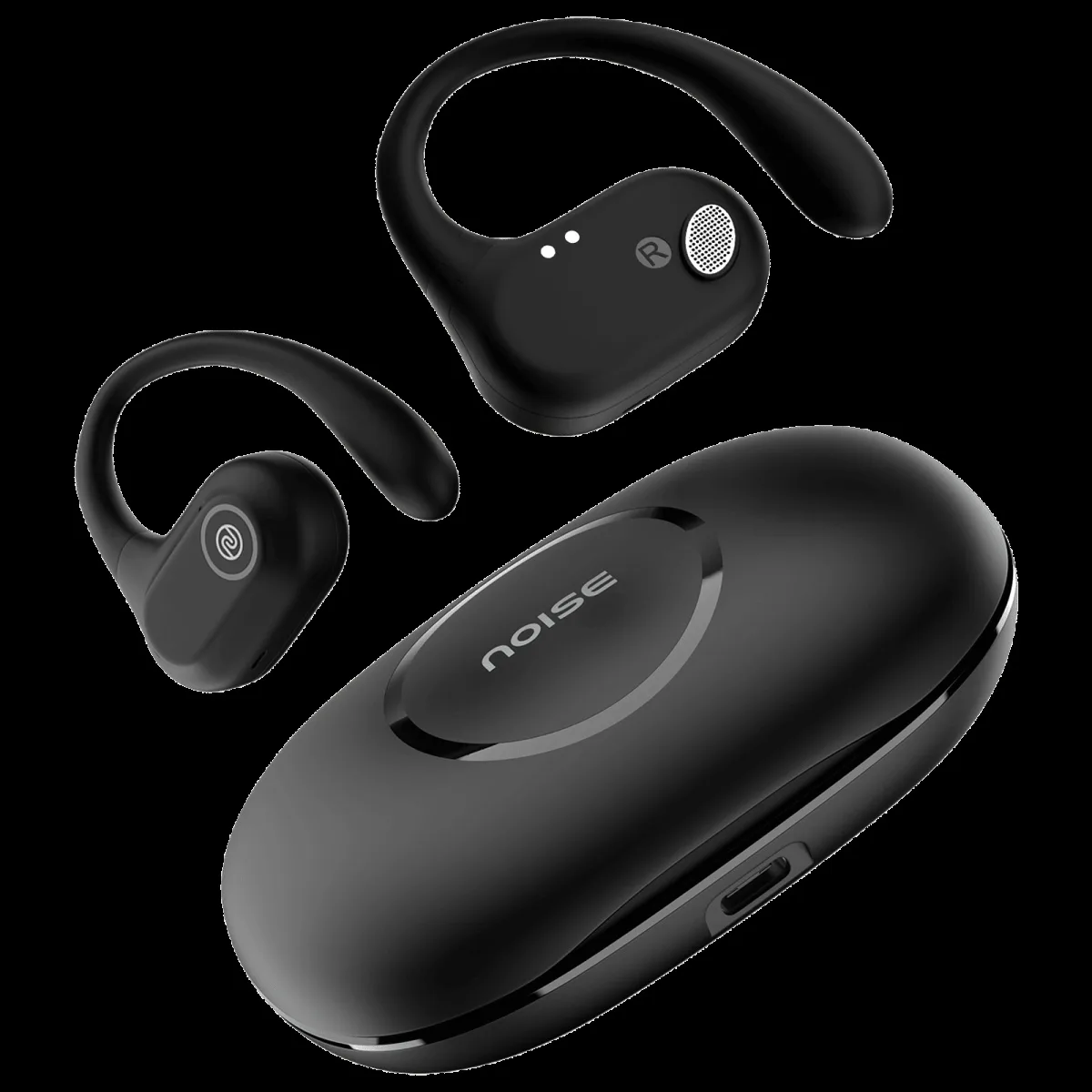 noise Pure Pods TWS Earbuds with Environmental Noise Cancellation (IPX5 Water Resistant, Touch Control, Power Black)
