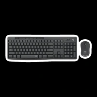 logitech MK295 Silent Wireless Keyboard & Mouse Combo (Spill Resistant, Black)