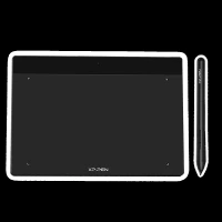 XP pen Deco Fun S 16cm (6.3 Inches) e-Writer Digital Pad (60 Degree Tilt Function, Apple Green)