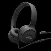 JBL Tune 520C JBLT520CBLK Wired Headphone with Mic (USB Type-C Connector, On Ear, Black)
