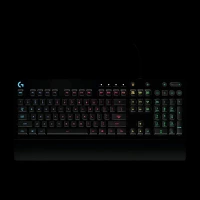 logitech G213 Prodigy Wired Gaming Keyboard with Backlit Keys (Spill Resistant, Black)