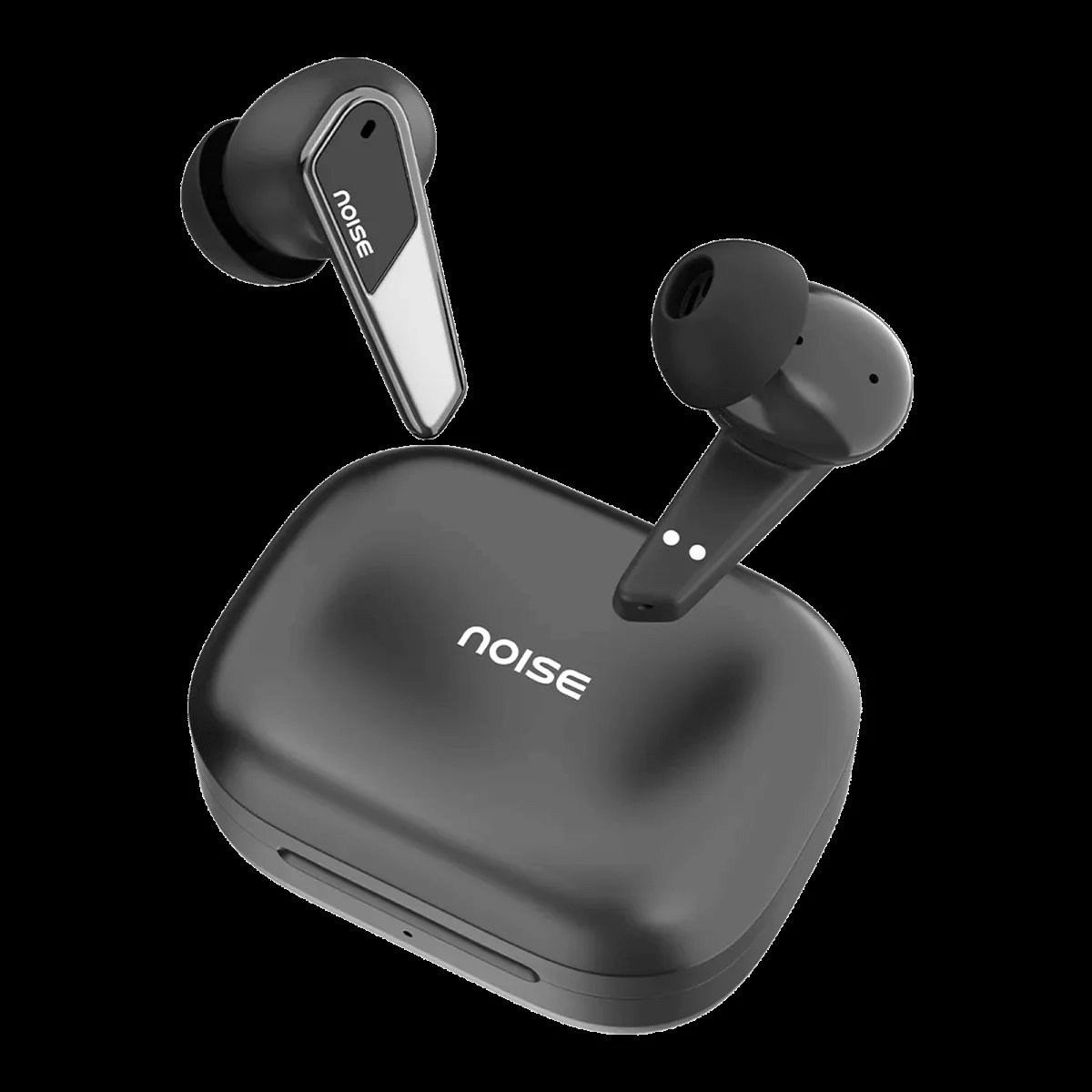 Noise Buds N1 Pro AUDHDPHNBUDSN1BLK TWS Earbuds with Active Noise Cancellation (IPX5 Water Resistant, Instacharge, Chrome Black)