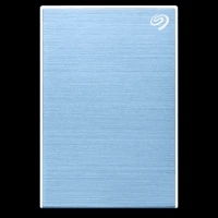 Seagate One Touch 5TB Micro USB Type-B Portable Hard Disk Drive (Password Protected, Light Blue)