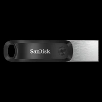 SanDisk iXpand 64GB USB Type A (3.0) Pen Drive (Dual-Purpose Swivel with Keyring Hole, Black)