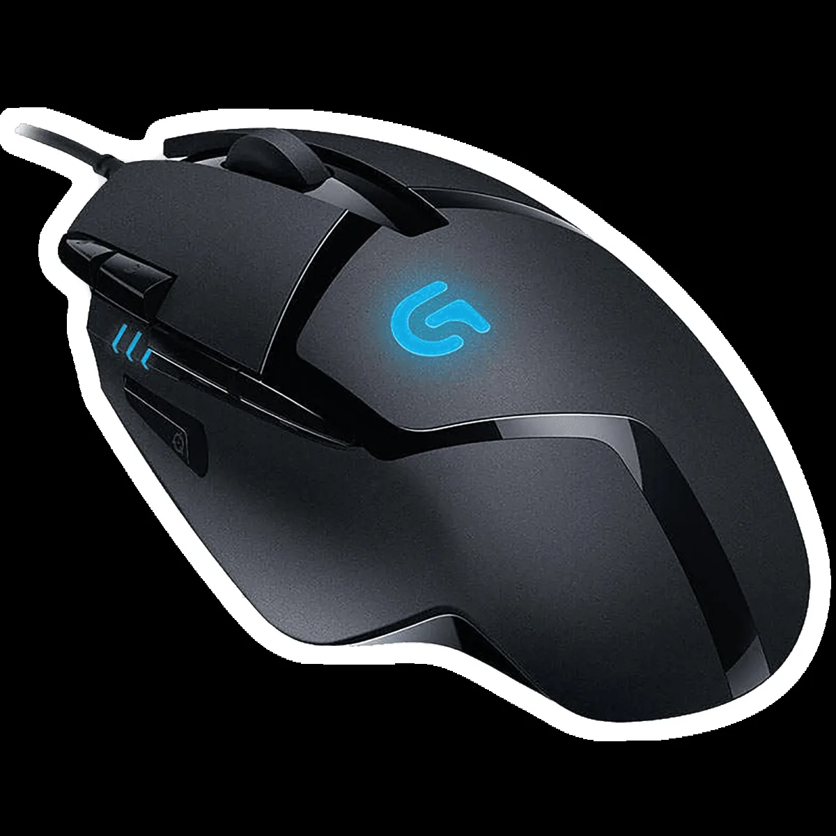 logitech G402 Wired Optical Gaming Mouse (4000 DPI Adjustable, Fusion Engine Hybrid Sensor, Black)