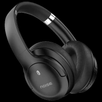 noise Airwave Max 4 Bluetooth Headphone with Mic (Ultra Low Latency, Over Ear, Carbon Black)