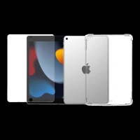 ESSE Air TPU Back Cover and Screen Protector for Apple iPad 10.2 Inch (Microdot Technology, Transparent)