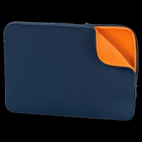 HYPHEN Polyester Laptop Sleeve for 14 Inch Laptop (One Spacious Compartment, Blue)