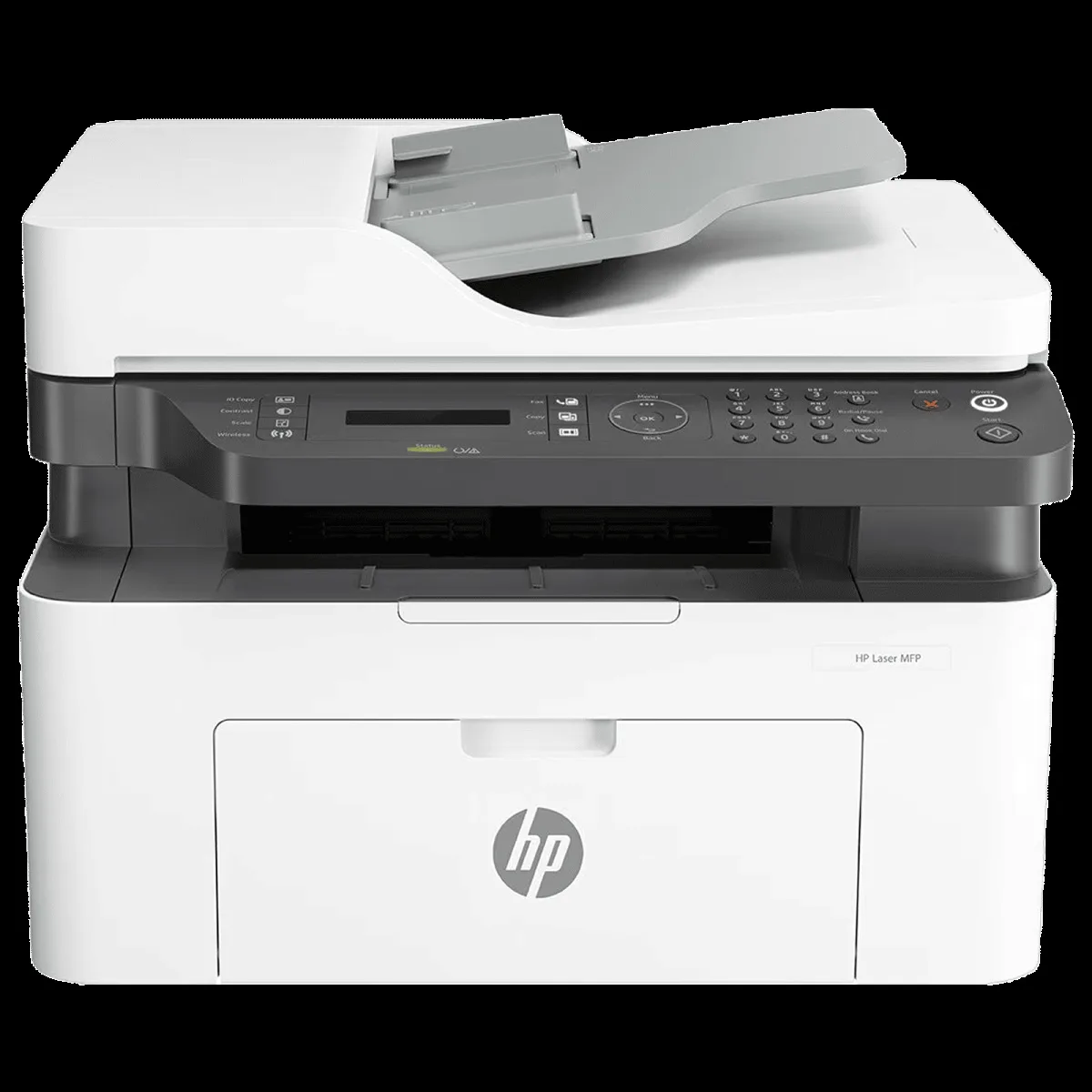 HP Laser MFP 1188FNW Multi Function Wi-Fi Monochrome Laser Printer with 2-Line LCD Display (4 LED Indicator Lights, White)