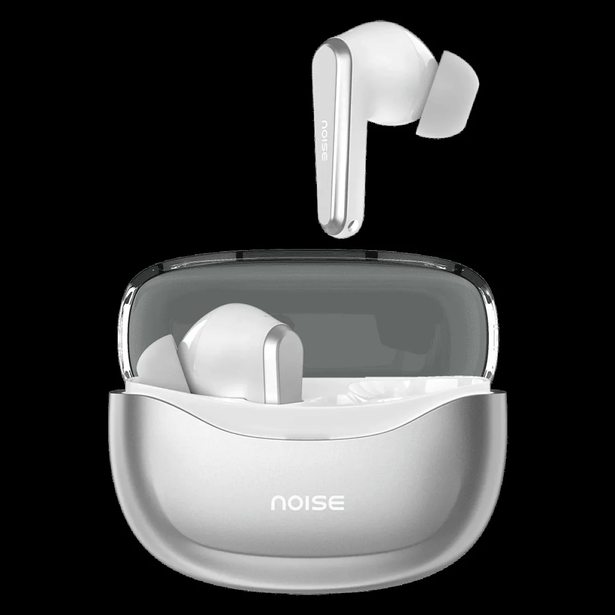 noise Buds VS601 TWS Earbuds with Environmental Noise Cancellation (IPX5 Water Resistant, Instacharge, Silver Grey)
