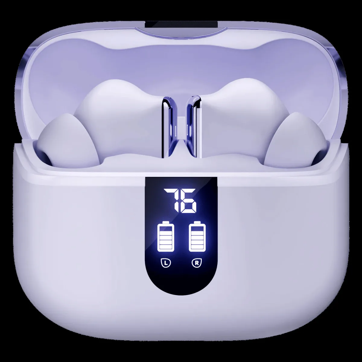 boAt Airdopes 181 Pro TWS Earbuds with Environmental Noise Cancellation (IPX5 Water Resistant, 4 Mics ENx Technology, Lilac Serenity)