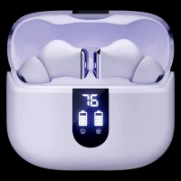 boAt Airdopes 181 Pro TWS Earbuds with Environmental Noise Cancellation (IPX5 Water Resistant, 4 Mics ENx Technology, Lilac Serenity)