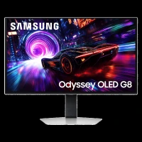 SAMSUNG Odyssey G8 68.5 cm (27 inch) 4K Ultra HD OLED Panel Ultra Wide Height Adjustable Gaming Monitor with Glare Free Technology