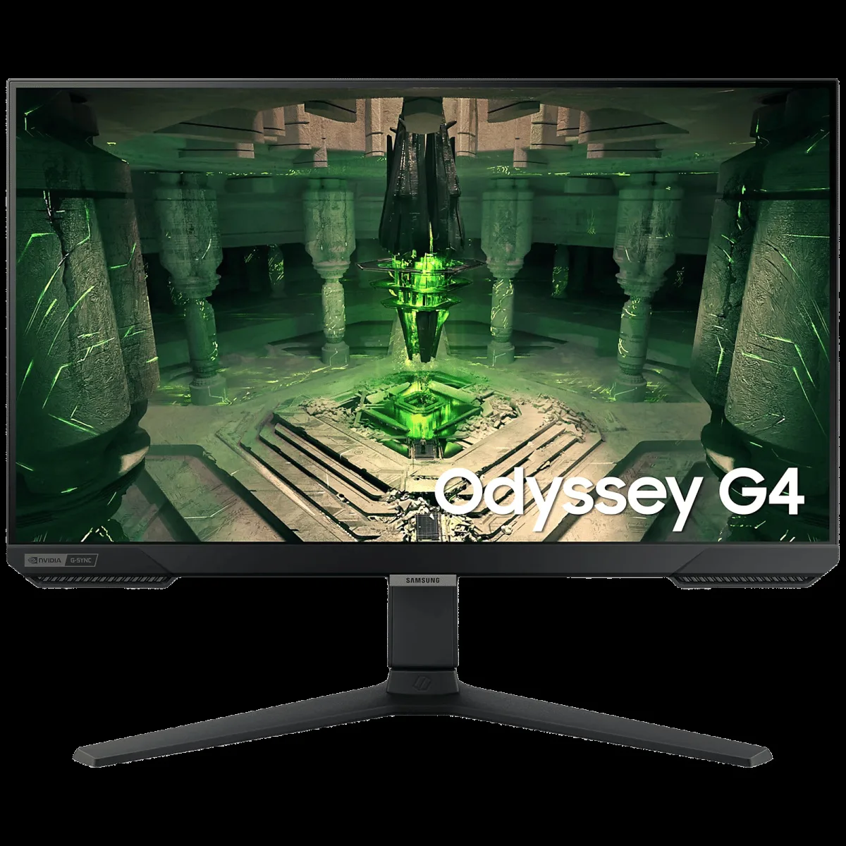 SAMSUNG Odyssey G4 63.5 cm (25 inch) Full HD IPS Panel Height Adjustable Gaming Monitor with AMD Free Sync Premium