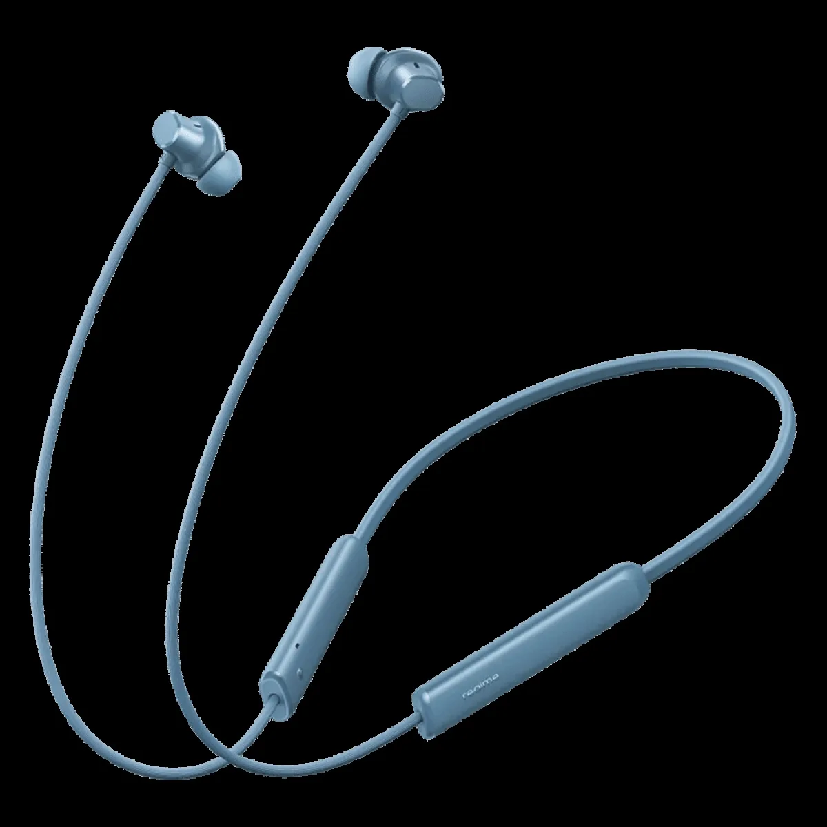 realme Buds Wireless 5 Lite Neckband with Environmental Noise Cancellation (IP55 Dust & Water Resistant, Dual Device Connection, Haze Blue)