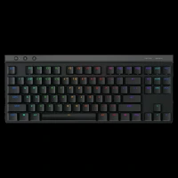 logitech G515 Lightspeed TKL Rechargeable Bluetooth Wireless Gaming Keyboard with Thin Tenkeyless Design (PBT Keycaps, Black)