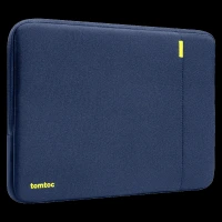tomtoc A13D2B2 Recycled Fabric Laptop Sleeve for 14 Inch Laptop (Water Resistant, Blue)