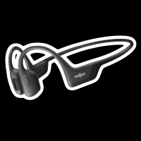 SHOKZ OpenRun Pro Bone Conduction Bluetooth Headphone with Noise Isolation (IP55 Water Resistant, Premium Sound, Black)