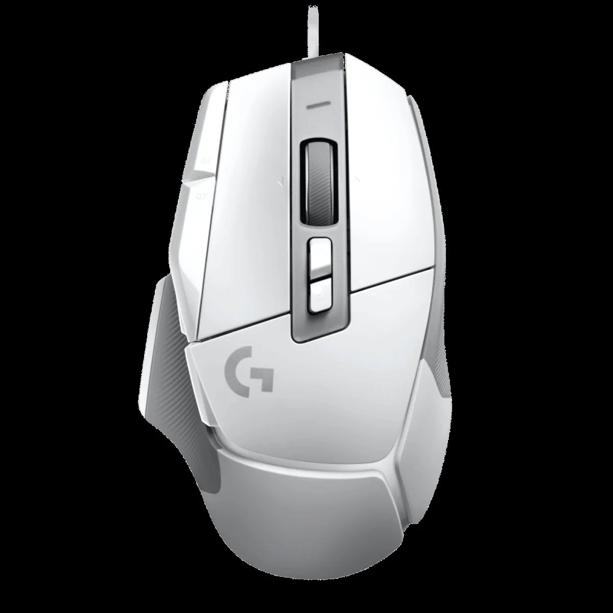 logitech G502 X Wired Optical Gaming Mouse (25600 DPI Adjustable, Dual-Mode Scroll Wheel, White)