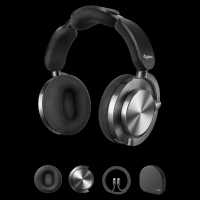 dyson OnTrac Bluetooth Headphone with Mic (Siri Voice Assistant, Over Ear, CNC Black Nickel)