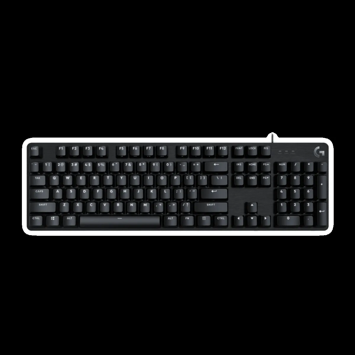 logitech G413 SE Wired Gaming Keyboard with Backlit Keys (Heat Resistant, Black)