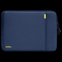 tomtoc Defender A13 Recycled Polyester Laptop Sleeve for 16 Inch Laptop (Military Grade Protection, Navy Blue)